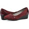 imageCLIFFS BY WHITE MOUNTAIN Womens Bowie Cushioned Ballet Wedge HeelBurgundyNylon