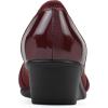 imageCLIFFS BY WHITE MOUNTAIN Womens Bowie Cushioned Ballet Wedge HeelBurgundyNylon