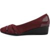 imageCLIFFS BY WHITE MOUNTAIN Womens Bowie Cushioned Ballet Wedge HeelBurgundyNylon