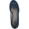 imageCLIFFS BY WHITE MOUNTAIN Womens Bowie Cushioned Ballet Wedge HeelDk BlueDenimFabric