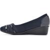 imageCLIFFS BY WHITE MOUNTAIN Womens Bowie Cushioned Ballet Wedge HeelNavyNylon
