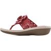imageCLIFFS BY WHITE MOUNTAIN Womens Cynthia Wedge SandalBerry RedSmooth