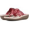 imageCLIFFS BY WHITE MOUNTAIN Womens Cynthia Wedge SandalBerry RedSmooth