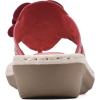 imageCLIFFS BY WHITE MOUNTAIN Womens Cynthia Wedge SandalBerry RedSmooth