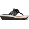 imageCLIFFS BY WHITE MOUNTAIN Womens Cynthia Wedge SandalBlackSmooth