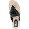 imageCLIFFS BY WHITE MOUNTAIN Womens Cynthia Wedge SandalBlackSmooth