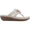 imageCLIFFS BY WHITE MOUNTAIN Womens Cynthia Wedge SandalWhiteSmooth