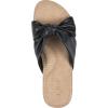 imageCLIFFS BY WHITE MOUNTAIN Womens Favorite Knotted Slide SandalBlackSmooth