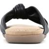 imageCLIFFS BY WHITE MOUNTAIN Womens Favorite Knotted Slide SandalBlackSmooth