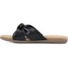 imageCLIFFS BY WHITE MOUNTAIN Womens Favorite Knotted Slide SandalBlackSmooth