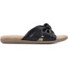 imageCLIFFS BY WHITE MOUNTAIN Womens Favorite Knotted Slide SandalBlackSmooth