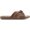 imageCLIFFS BY WHITE MOUNTAIN Womens Favorite Knotted Slide SandalBrownSmooth