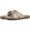 imageCLIFFS BY WHITE MOUNTAIN Womens Favorite Knotted Slide SandalGoldMetallicSmooth
