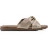 imageCLIFFS BY WHITE MOUNTAIN Womens Favorite Knotted Slide SandalGoldMetallicSmooth