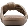 imageCLIFFS BY WHITE MOUNTAIN Womens Favorite Knotted Slide SandalGoldMetallicSmooth