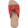 imageCLIFFS BY WHITE MOUNTAIN Womens Favorite Knotted Slide SandalRedSmooth