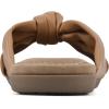 imageCLIFFS BY WHITE MOUNTAIN Womens Favorite Knotted Slide SandalTanSmooth