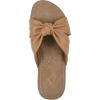imageCLIFFS BY WHITE MOUNTAIN Womens Favorite Knotted Slide SandalTanSmooth
