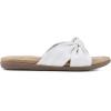 imageCLIFFS BY WHITE MOUNTAIN Womens Favorite Knotted Slide SandalWhiteSmooth
