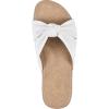 imageCLIFFS BY WHITE MOUNTAIN Womens Favorite Knotted Slide SandalWhiteSmooth