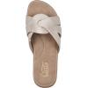imageCLIFFS BY WHITE MOUNTAIN Womens Fortunate Woven Slide SandalGoldMetallicSmooth