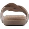 imageCLIFFS BY WHITE MOUNTAIN Womens Fortunate Woven Slide SandalGoldMetallicSmooth