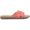 imageCLIFFS BY WHITE MOUNTAIN Womens Fortunate Woven Slide SandalRedSuededSmooth