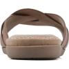 imageCLIFFS BY WHITE MOUNTAIN Womens Fortunate Woven Slide SandalTanBurnishedSmooth