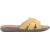 imageCLIFFS BY WHITE MOUNTAIN Womens Fortunate Woven Slide SandalYellowSuededSmooth