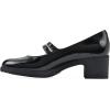 imageCLIFFS BY WHITE MOUNTAIN Womens Hunta Cushioned DoubleStrap Mary Jane PumpBlackPatent