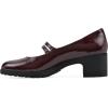 imageCLIFFS BY WHITE MOUNTAIN Womens Hunta Cushioned DoubleStrap Mary Jane PumpBurgundyPatent