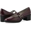 imageCLIFFS BY WHITE MOUNTAIN Womens Hunta Cushioned DoubleStrap Mary Jane PumpBurgundyPatent