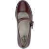 imageCLIFFS BY WHITE MOUNTAIN Womens Hunta Cushioned DoubleStrap Mary Jane PumpBurgundyPatent