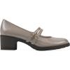 imageCLIFFS BY WHITE MOUNTAIN Womens Hunta Cushioned DoubleStrap Mary Jane PumpTaupePatent