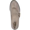 imageCLIFFS BY WHITE MOUNTAIN Womens Hunta Cushioned DoubleStrap Mary Jane PumpTaupePatent
