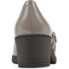 imageCLIFFS BY WHITE MOUNTAIN Womens Hunta Cushioned DoubleStrap Mary Jane PumpTaupePatent