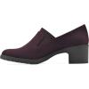 imageCLIFFS BY WHITE MOUNTAIN Womens Hunton Cushioned Heeled ShootieBurgundySuedette