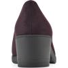 imageCLIFFS BY WHITE MOUNTAIN Womens Hunton Cushioned Heeled ShootieBurgundySuedette