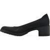 imageCLIFFS BY WHITE MOUNTAIN Womens Huntor Cushioned Block Heel PumpBlackNylon