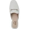 imageCLIFFS BY WHITE MOUNTAIN Womens Quin Low Block Heel Loafer Style MuleWhiteGrainy