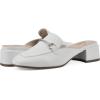 imageCLIFFS BY WHITE MOUNTAIN Womens Quin Low Block Heel Loafer Style MuleWhiteGrainy