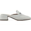 imageCLIFFS BY WHITE MOUNTAIN Womens Quin Low Block Heel Loafer Style MuleWhiteGrainy