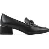 imageCLIFFS BY WHITE MOUNTAIN Womens Quinbee Low Block Heel LoaferBlackSmooth