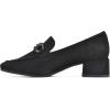 imageCLIFFS BY WHITE MOUNTAIN Womens Quinbee Low Block Heel LoaferBlackSuedette
