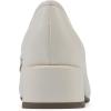 imageCLIFFS BY WHITE MOUNTAIN Womens Quinbee Low Block Heel LoaferCreamSmooth
