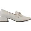 imageCLIFFS BY WHITE MOUNTAIN Womens Quinbee Low Block Heel LoaferCreamSmooth
