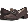 imageCLIFFS BY WHITE MOUNTAIN Womens Quinbee Low Block Heel LoaferDk BrownSuedette