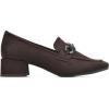 imageCLIFFS BY WHITE MOUNTAIN Womens Quinbee Low Block Heel LoaferDk BrownSuedette