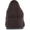 imageCLIFFS BY WHITE MOUNTAIN Womens Quinbee Low Block Heel LoaferDk BrownSuedette