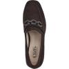 imageCLIFFS BY WHITE MOUNTAIN Womens Quinbee Low Block Heel LoaferDk BrownSuedette